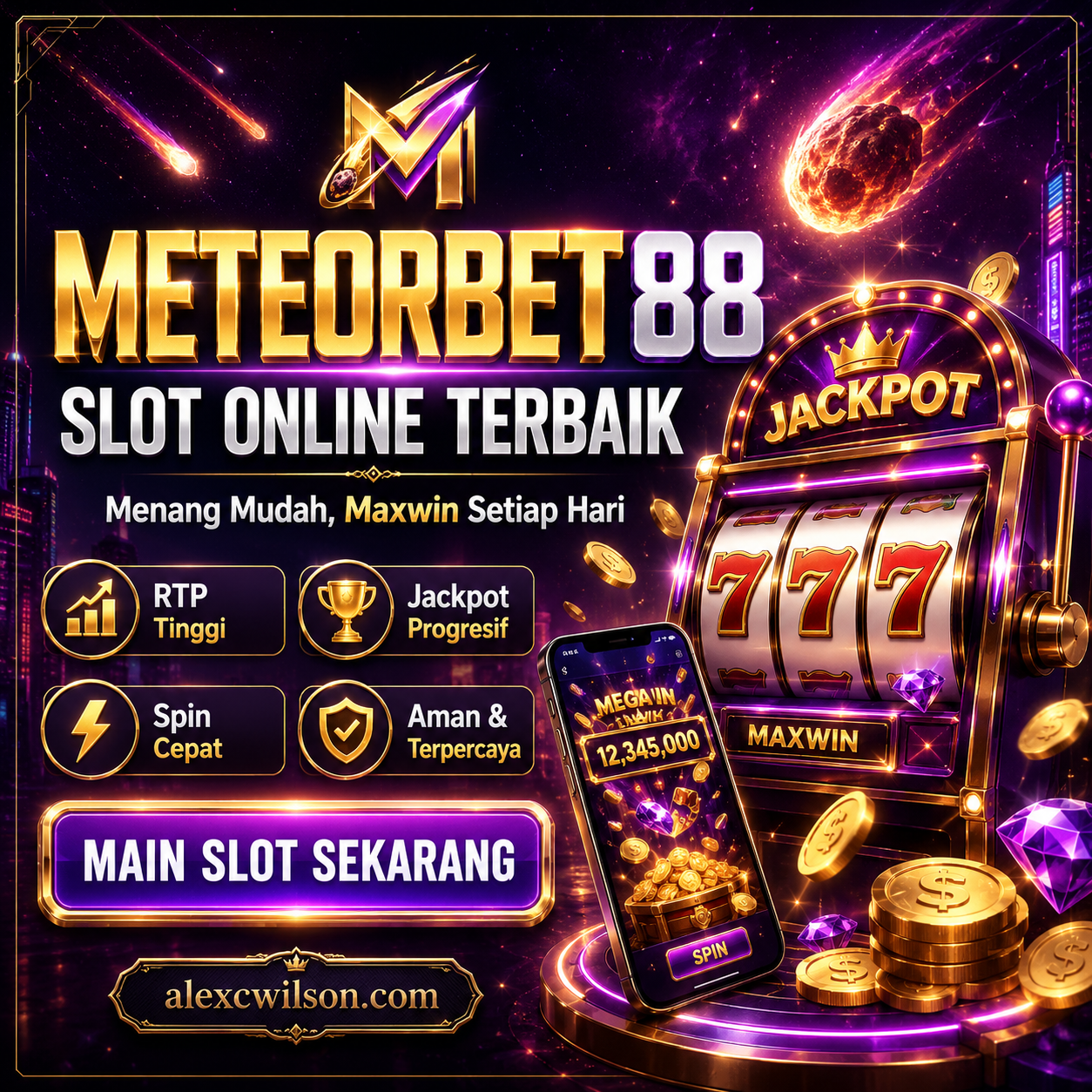 METEORBET88 🎰 Slot Online Premium dan Bonus Harian